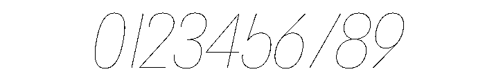 AlaskaVAR ExtraCondensedHairlineItalic Instance Font OTHER CHARS