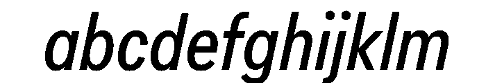 AlaskaVAR ExtraCondensedItalic Instance FONT