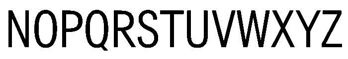 AlaskaVAR ExtraCondensedLightContrast Instance Font UPPERCASE