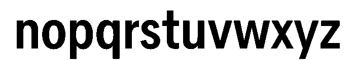 AlaskaVAR ExtraCondensedMedium Instance Font LOWERCASE