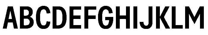 AlaskaVAR ExtraCondensedMediumContrast Instance Font UPPERCASE