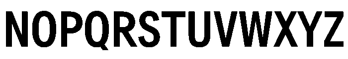 AlaskaVAR ExtraCondensedMediumContrast Instance Font UPPERCASE