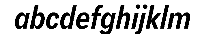 AlaskaVAR ExtraCondensedMediumItalicContrast Instance FONT