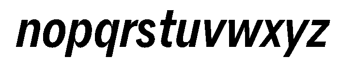 AlaskaVAR ExtraCondensedMediumItalicContrast Instance Font LOWERCASE