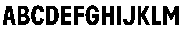 AlaskaVAR ExtraCondensedSemiBold Instance Font UPPERCASE