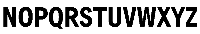AlaskaVAR ExtraCondensedSemiBold Instance Font UPPERCASE