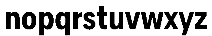 AlaskaVAR ExtraCondensedSemiBold Instance Font LOWERCASE