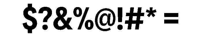 AlaskaVAR ExtraCondensedSemiBoldContrast Instance Font OTHER CHARS