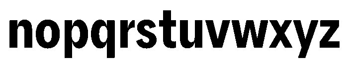 AlaskaVAR ExtraCondensedSemiBoldContrast Instance Font LOWERCASE