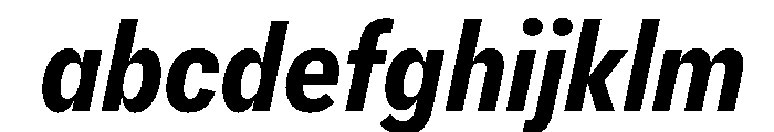 AlaskaVAR ExtraCondensedSemiBoldItalicContrast Instance FONT