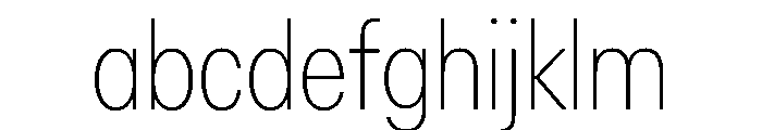 AlaskaVAR ExtraCondensedThin Instance FONT