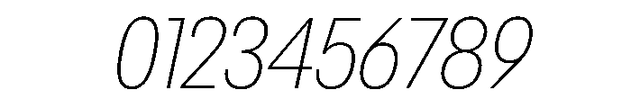 AlaskaVAR ExtraCondensedThinItalic Instance Font OTHER CHARS