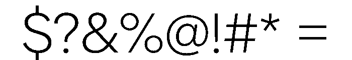 AlaskaVAR ExtraLight Instance Font OTHER CHARS