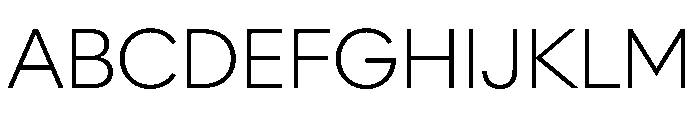 AlaskaVAR ExtraLightContrast Instance Font UPPERCASE