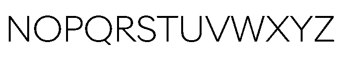 AlaskaVAR ExtraLightContrast Instance Font UPPERCASE