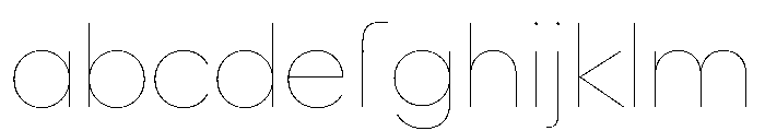 AlaskaVAR Hairline Instance FONT
