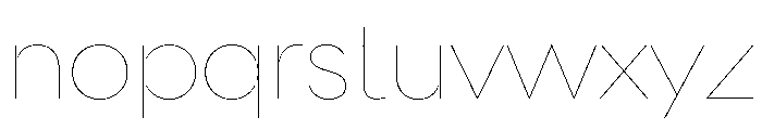 AlaskaVAR HairlineContrast Instance Font LOWERCASE