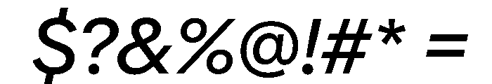 AlaskaVAR ItalicContrast Instance Font OTHER CHARS