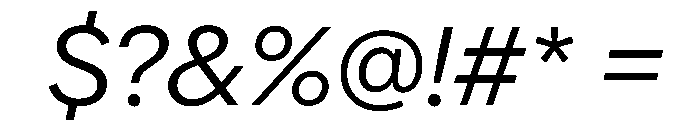 AlaskaVAR LightItalic Instance Font OTHER CHARS