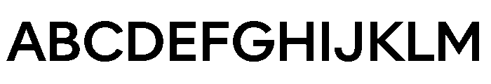 AlaskaVAR Medium Instance Font UPPERCASE