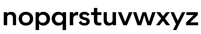 AlaskaVAR Medium Instance Font LOWERCASE