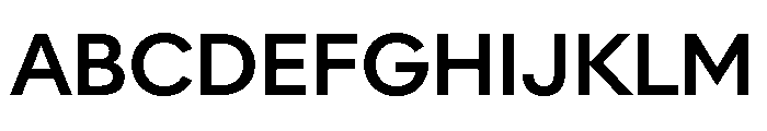 AlaskaVAR MediumContrast Instance Font UPPERCASE