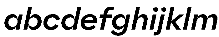 AlaskaVAR MediumItalicContrast Instance FONT
