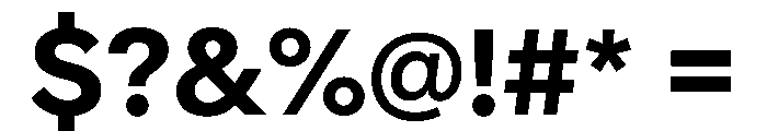 AlaskaVAR SemiBold Instance Font OTHER CHARS