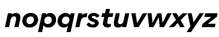 AlaskaVAR SemiBoldItalic Instance Font LOWERCASE