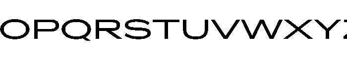 AlaskaVAR UltraExpanded Instance Font UPPERCASE