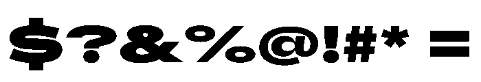 AlaskaVAR UltraExpandedBlackContrast Instance Font OTHER CHARS