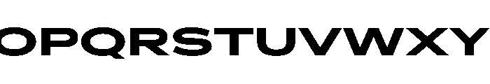 AlaskaVAR UltraExpandedBoldContrast Instance Font UPPERCASE