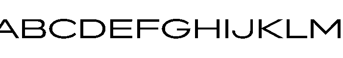 AlaskaVAR UltraExpandedBookContrast Instance Font UPPERCASE