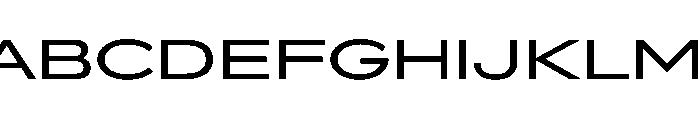 AlaskaVAR UltraExpandedContrast Instance Font UPPERCASE