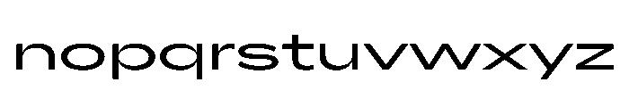 AlaskaVAR UltraExpandedContrast Instance Font LOWERCASE