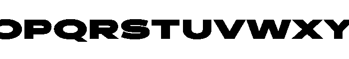 AlaskaVAR UltraExpandedExtraBlackContrast Instance Font UPPERCASE