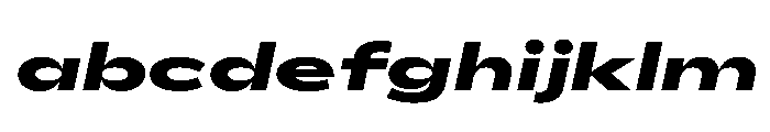 AlaskaVAR UltraExpandedExtraBoldItalicContrast Instance FONT