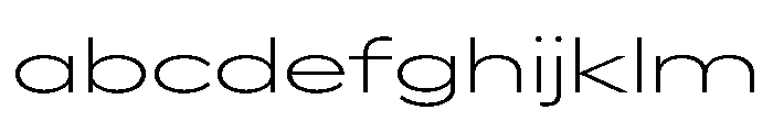AlaskaVAR UltraExpandedExtraLight Instance FONT