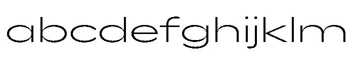 AlaskaVAR UltraExpandedExtraLightContrast Instance FONT