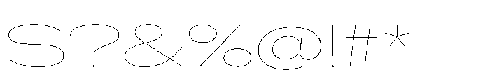 AlaskaVAR UltraExpandedHairlineContrast Instance Font OTHER CHARS
