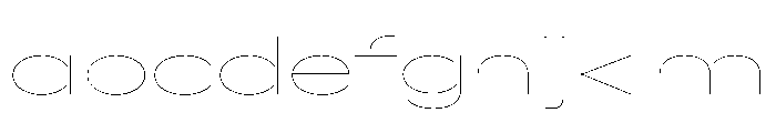 AlaskaVAR UltraExpandedHairlineContrast Instance FONT