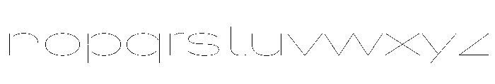 AlaskaVAR UltraExpandedHairlineContrast Instance Font LOWERCASE