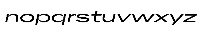 AlaskaVAR UltraExpandedItalicContrast Instance Font LOWERCASE