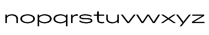 AlaskaVAR UltraExpandedLight Instance Font LOWERCASE