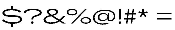 AlaskaVAR UltraExpandedLightContrast Instance Font OTHER CHARS