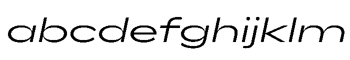 AlaskaVAR UltraExpandedLightItalicContrast Instance FONT