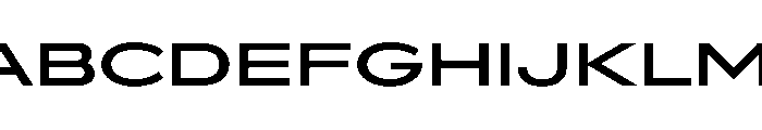 AlaskaVAR UltraExpandedMediumContrast Instance Font UPPERCASE