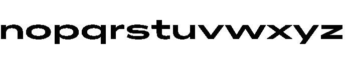 AlaskaVAR UltraExpandedSemiBold Instance Font LOWERCASE
