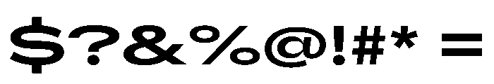 AlaskaVAR UltraExpandedSemiBoldContrast Instance Font OTHER CHARS