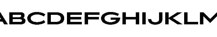 AlaskaVAR UltraExpandedSemiBoldContrast Instance Font UPPERCASE